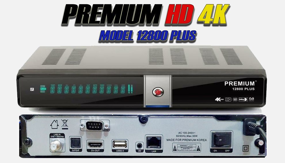 PREMIUM HD 12800 PLUS 4K SOFTWARE UPDATE
