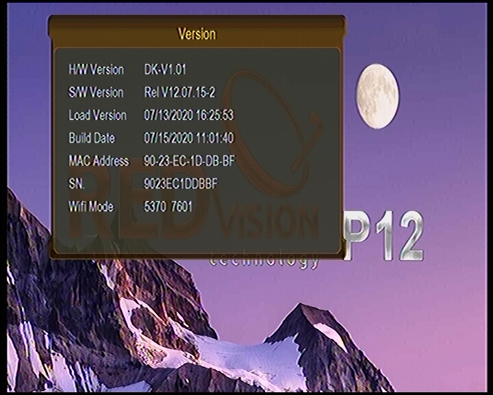 Red Vision P12 Software 