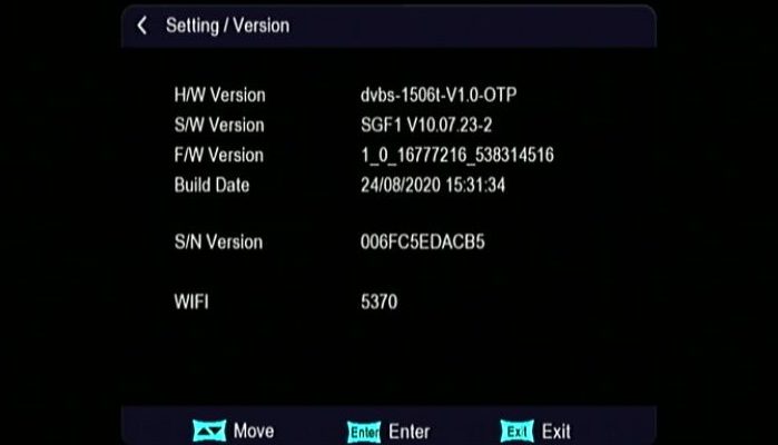 1506t sim receiver new software 2020