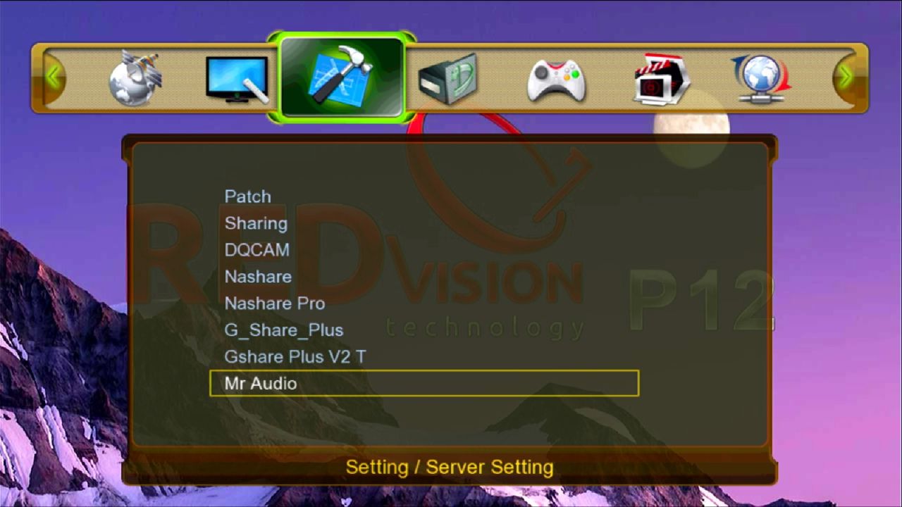 Red vision P12 software 