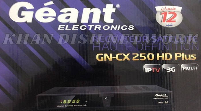 Géant GN-CX 250 HD PLUS SOFTWARE UPDATE