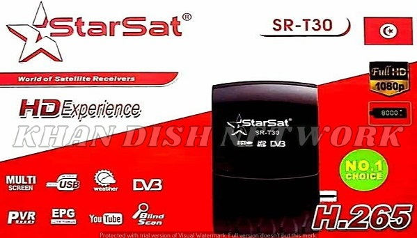 Starsat SR-T30 HD New Software