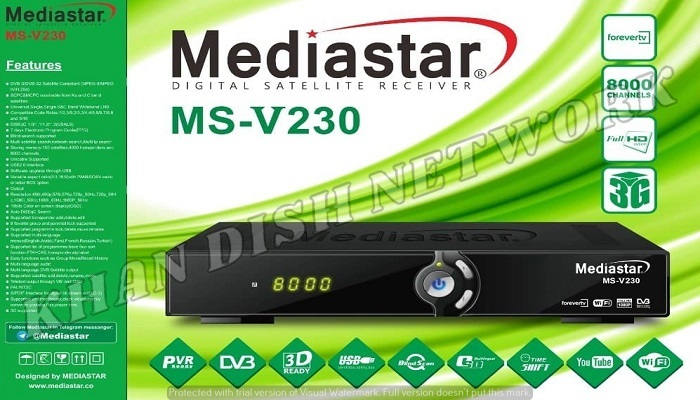 MEDIASTAR MS-V230 RECEIVER SOFTWARE UPDATE