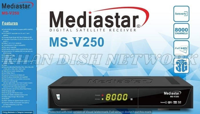 MEDIASTAR MS-V250 RECEIVER SOFTWARE UPDATE