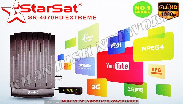Starsat SR-4070HD Extreme Software Download