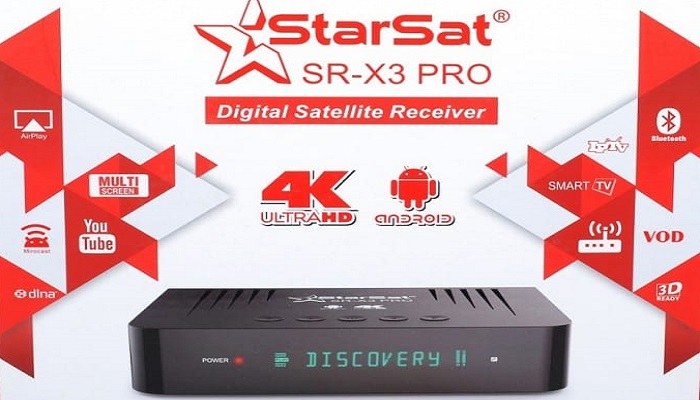 STARSAT SR-X3 PRO 4K SOFTWARE - 2022 VERSION